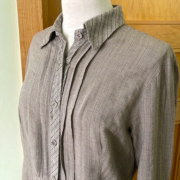 Sandwich Long-Sleeved Grey Button-Down Tunic, Size 38/S - Picture 4 of 15